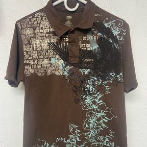 Grunge/y2k/Affliction Collared Shirt Size M